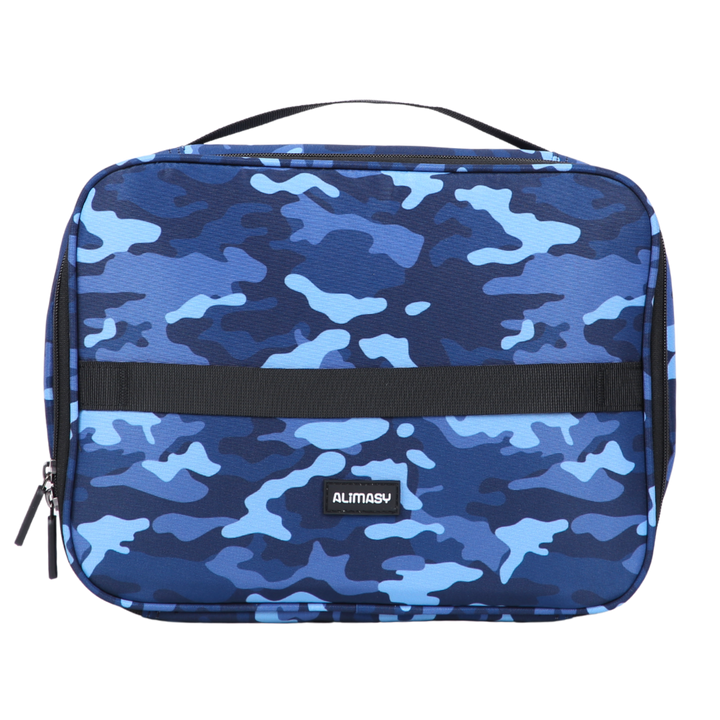 Insulated Lunch Bag Blue Camouflage