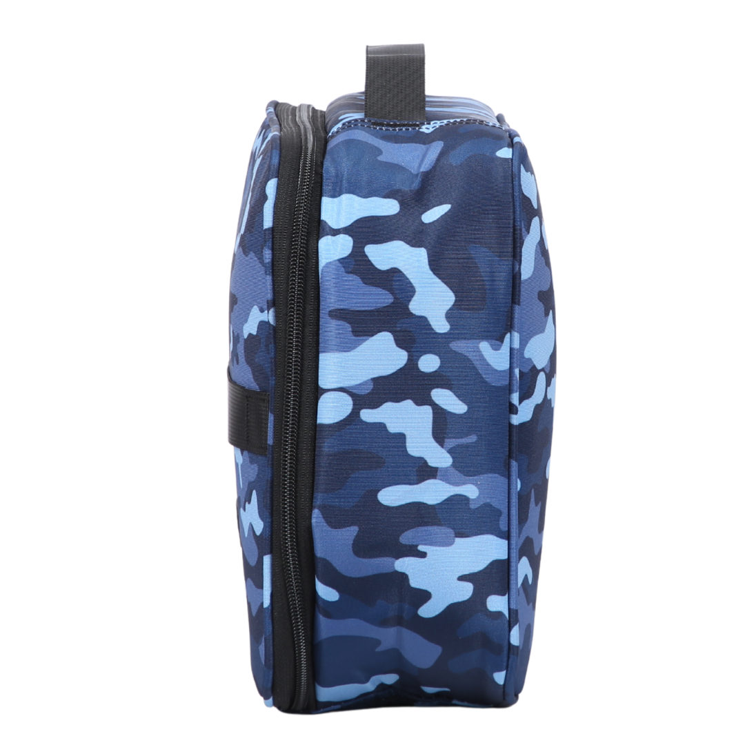 Insulated Lunch Bag Blue Camouflage