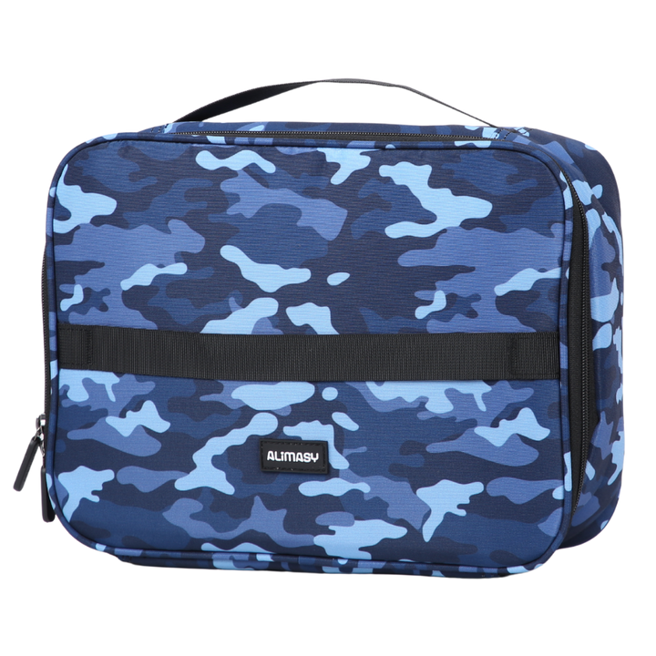 Insulated Lunch Bag Blue Camouflage