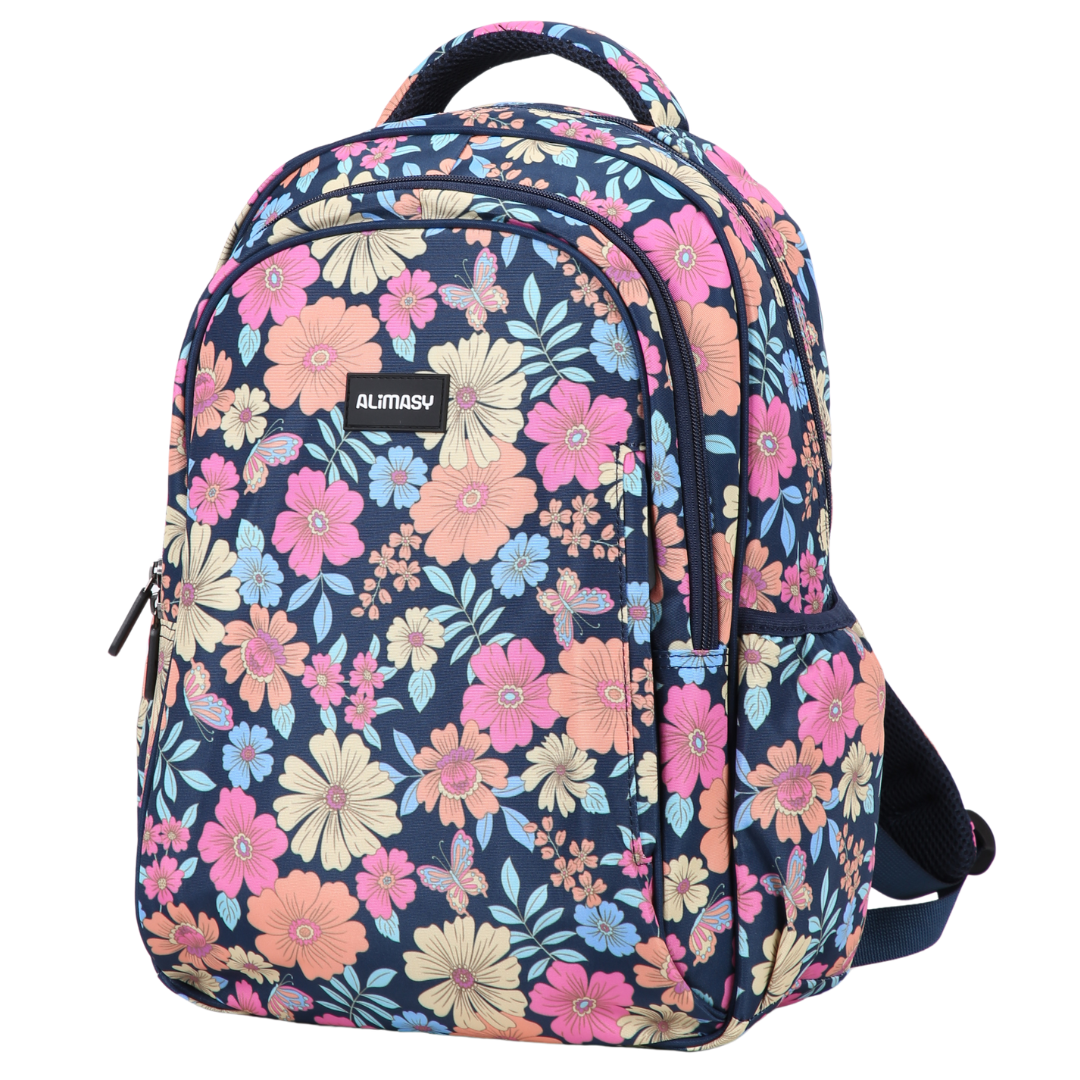 Boho Flowers & Butterflies Midsize Kids Backpack:PRE ORDER & SAVE: SHIPPING APPROX.25TH NOV
