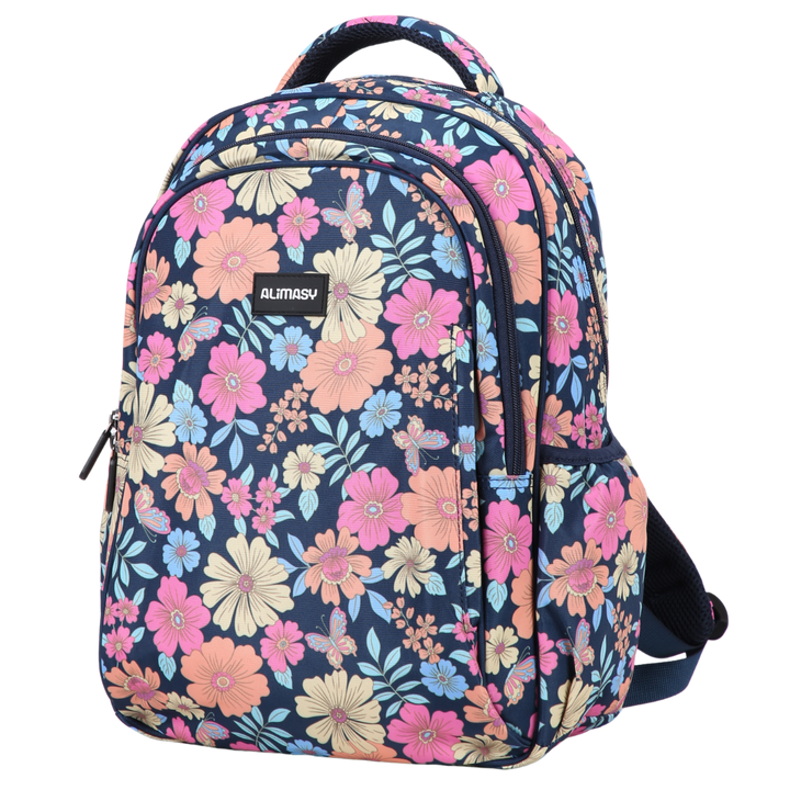 Boho Flowers & Butterflies Midsize Kids Backpack:PRE ORDER & SAVE: SHIPPING APPROX.25TH NOV