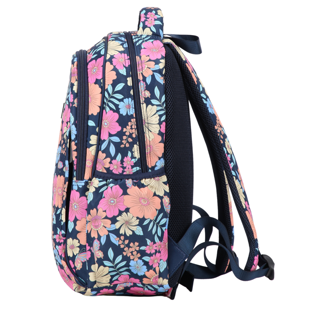 Boho Flowers & Butterflies Midsize Kids Backpack:PRE ORDER & SAVE: SHIPPING APPROX.25TH NOV