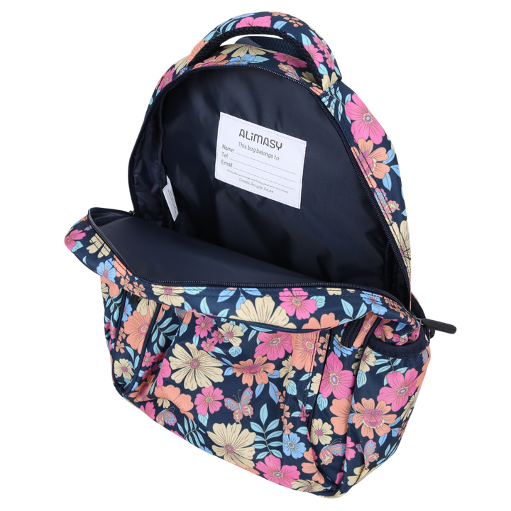 Boho Flowers & Butterflies Midsize Kids Backpack:PRE ORDER & SAVE: SHIPPING APPROX.25TH NOV