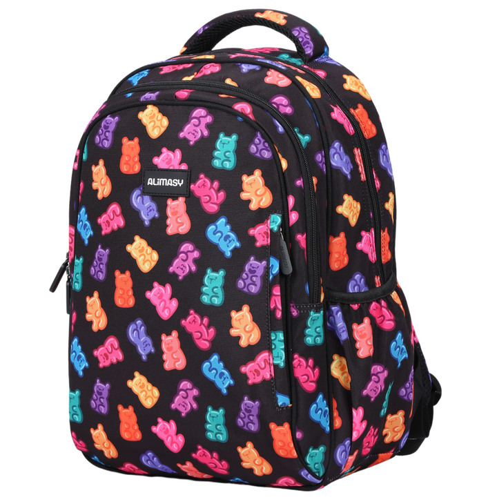 Candy Gummy Bears Midsize Kids Backpack close-up print high-quality fabric waterproof midsize kids backpack