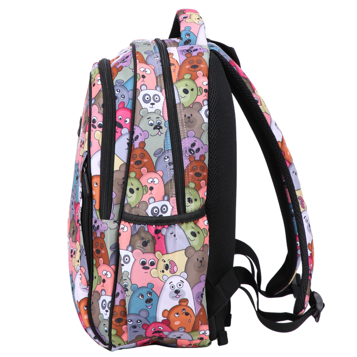 elasticated pockets for secure water bottle storage