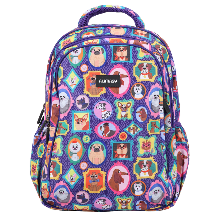 Dog Portraits Midsize Kids Backpack:PRE ORDER & SAVE: SHIPPING APPROX.25TH NOV