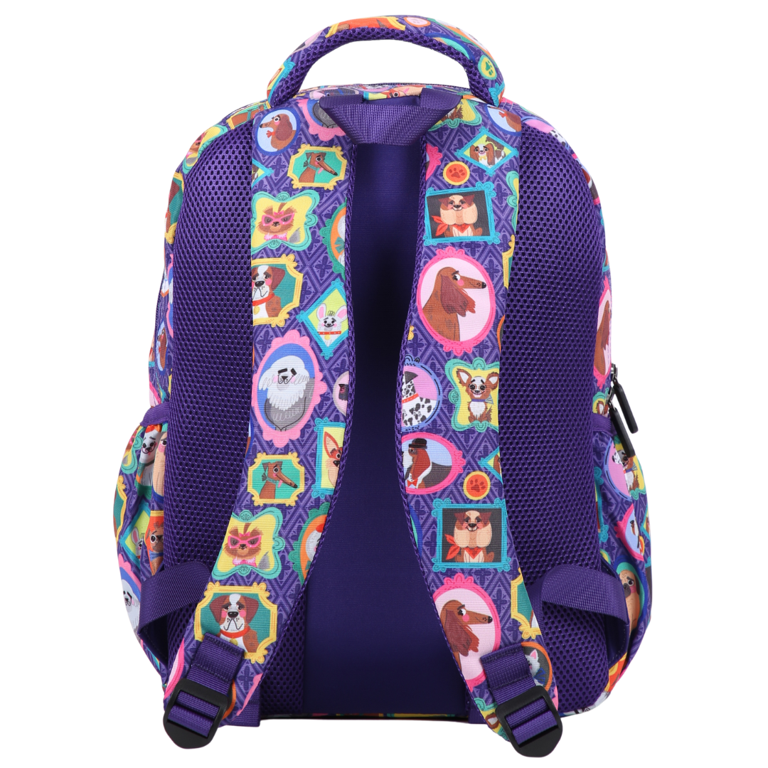 Dog Portraits Midsize Kids Backpack:PRE ORDER & SAVE: SHIPPING APPROX.25TH NOV