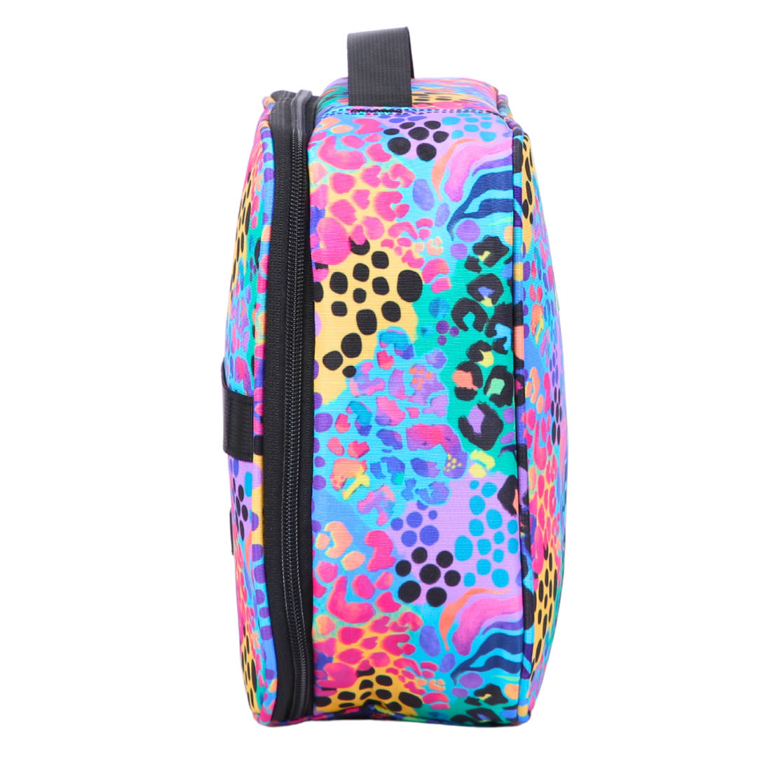 Insulated Lunch Bag Electric Leopard