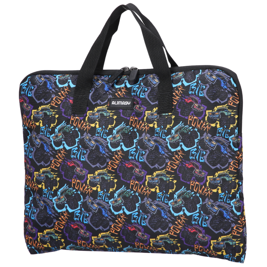 Monster Truck Library Bag