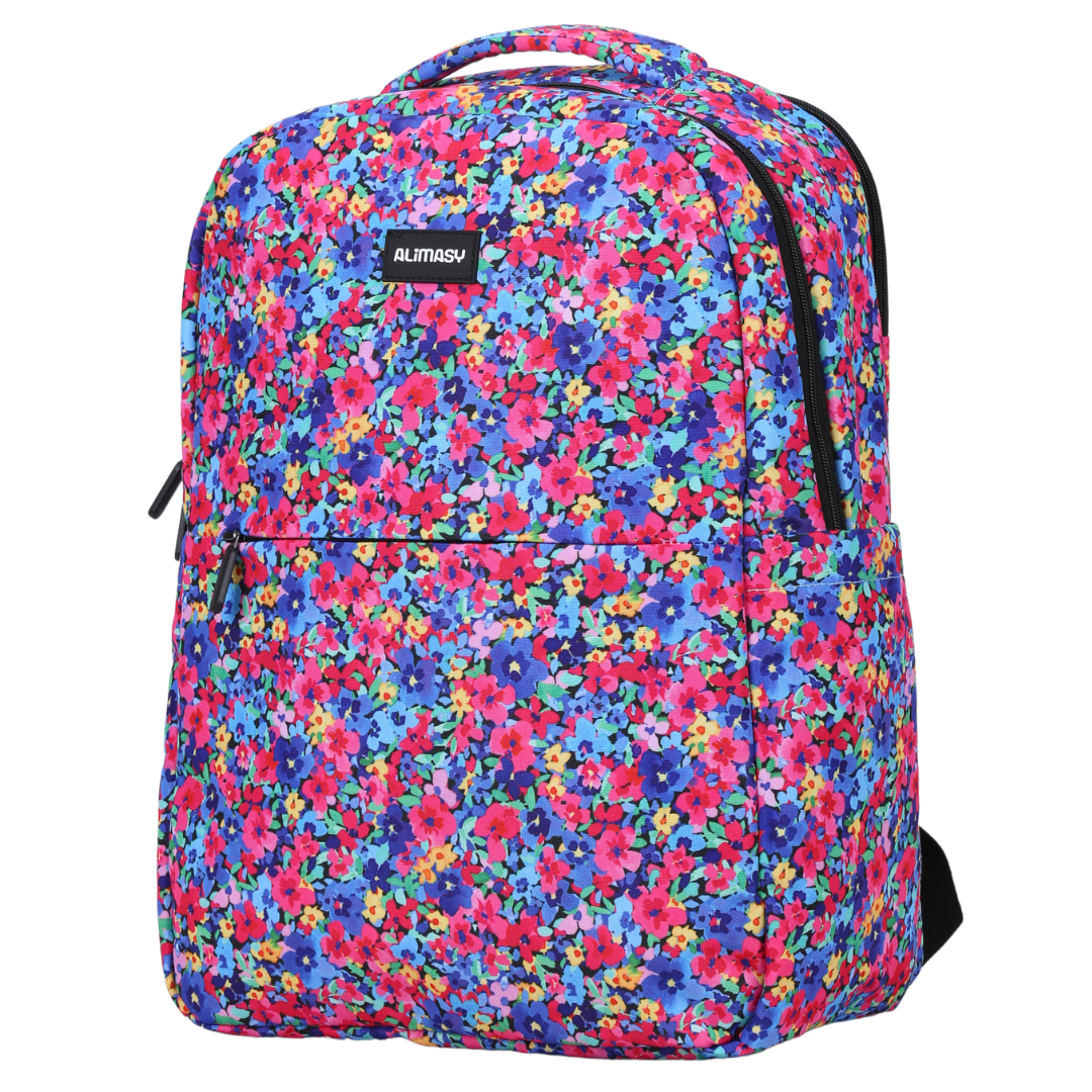 Floral Ditsy Flowers Laptop Backpack Laptop Bag Work Bag Alimasy