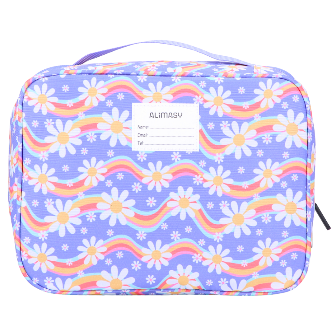 Insulated Lunch Bag Rainbow Daisy