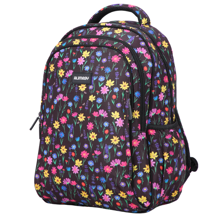 easy-clean waterproof interior lining, durable kids school bag