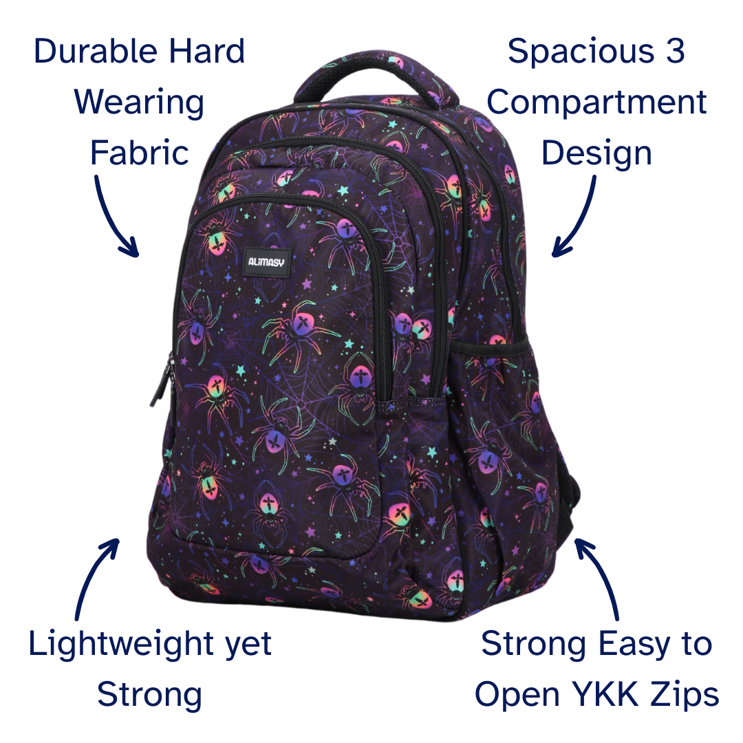 Spiders Large School Backpack