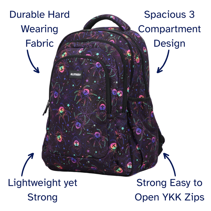 Spiders Large School Backpack