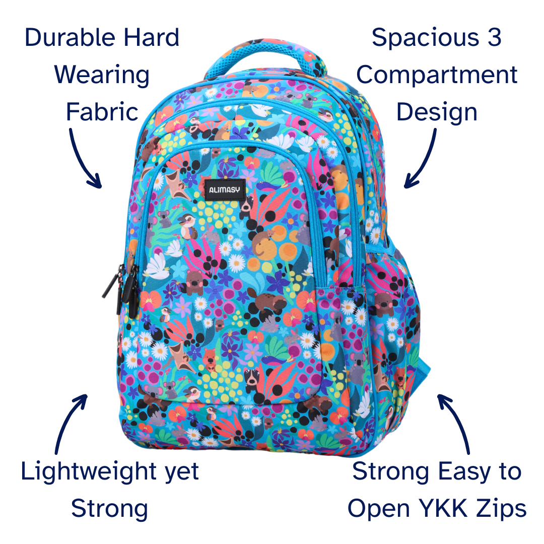 Australian Animals Large School Backpack