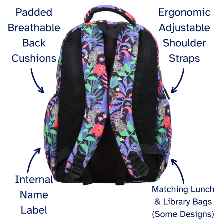 Tropical Chaos Large School Backpack