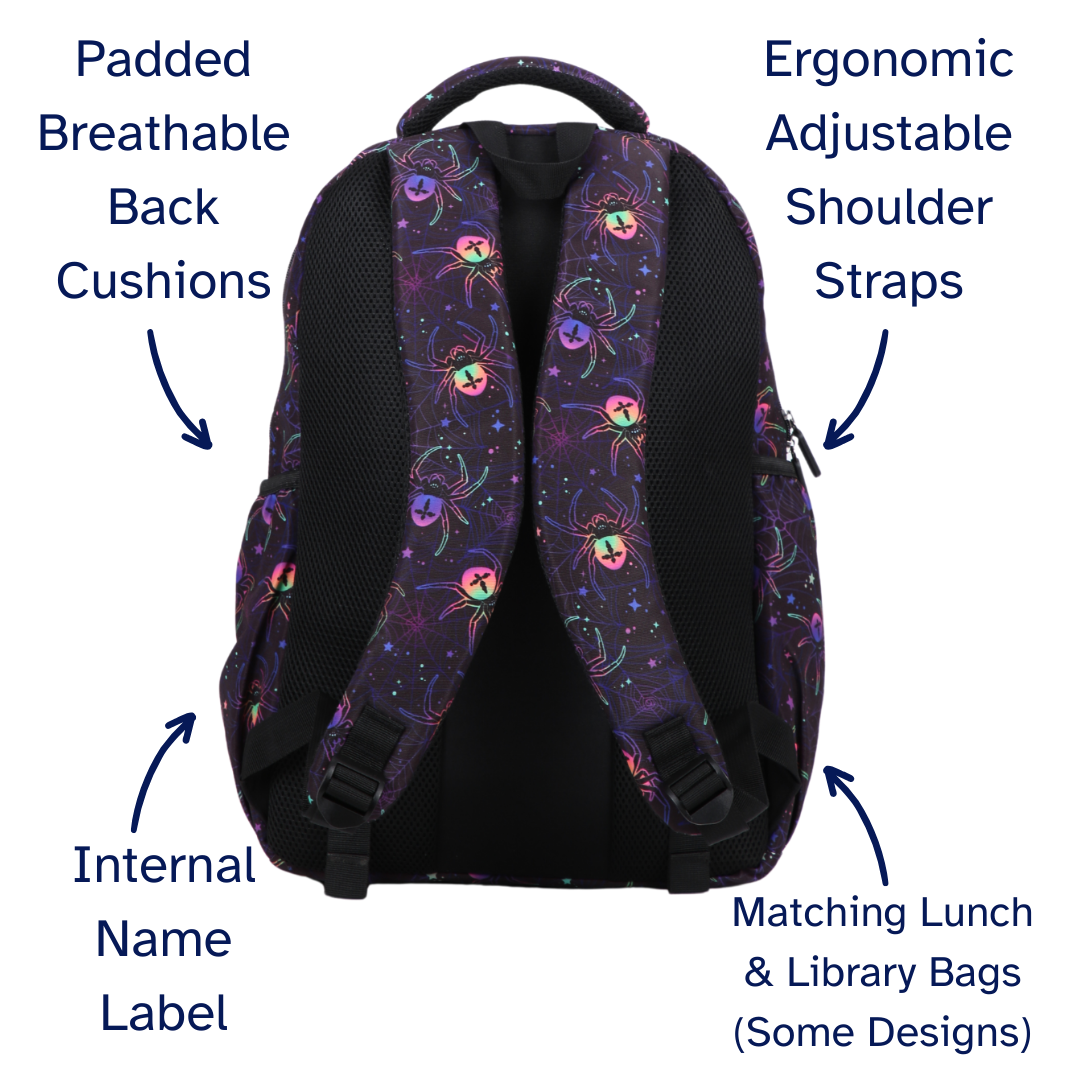 Spiders Large School Backpack