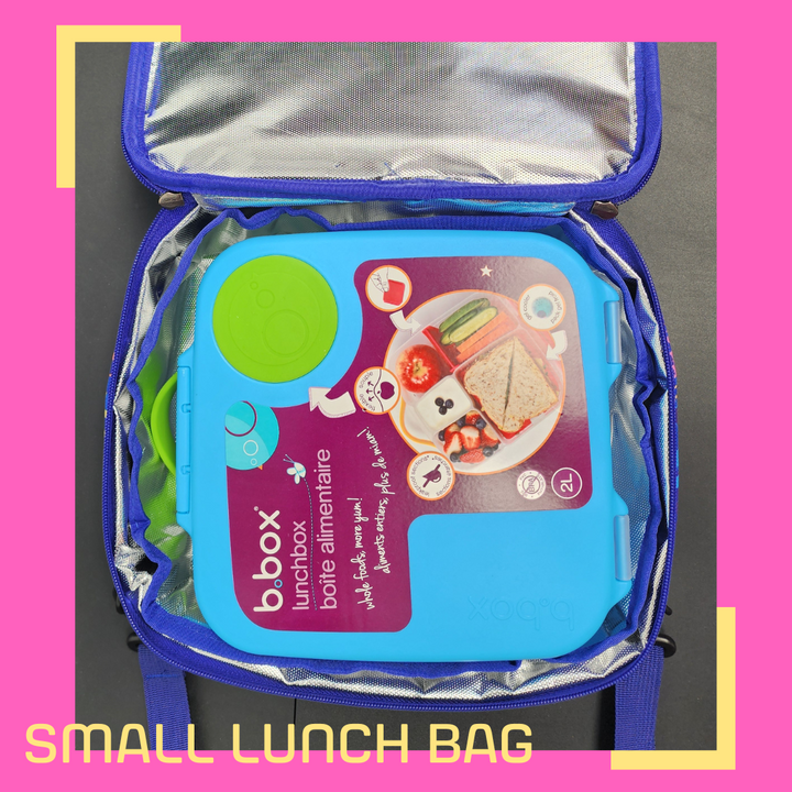 Small Insulated Lunch Bag Electric Leopard