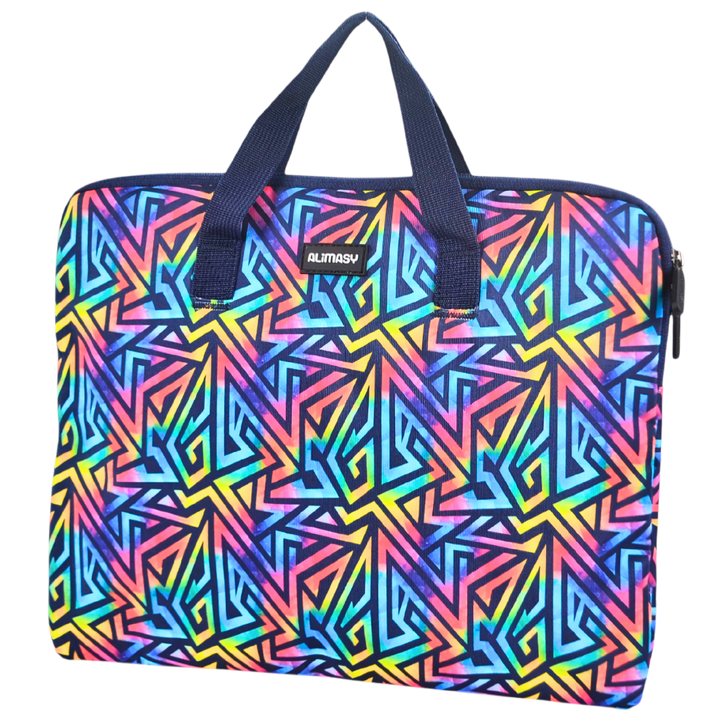Library Bag 600D Abstract Geometric