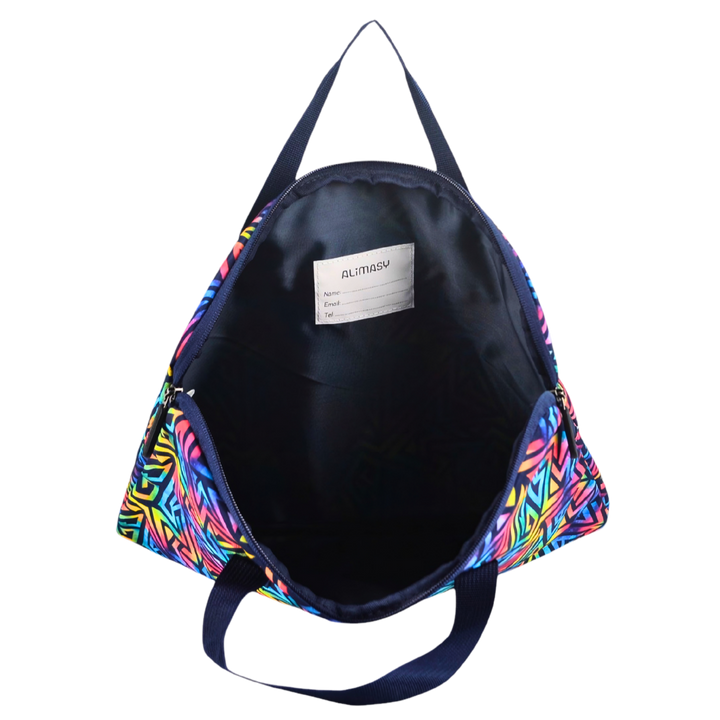 Library Bag 600D Abstract Geometric