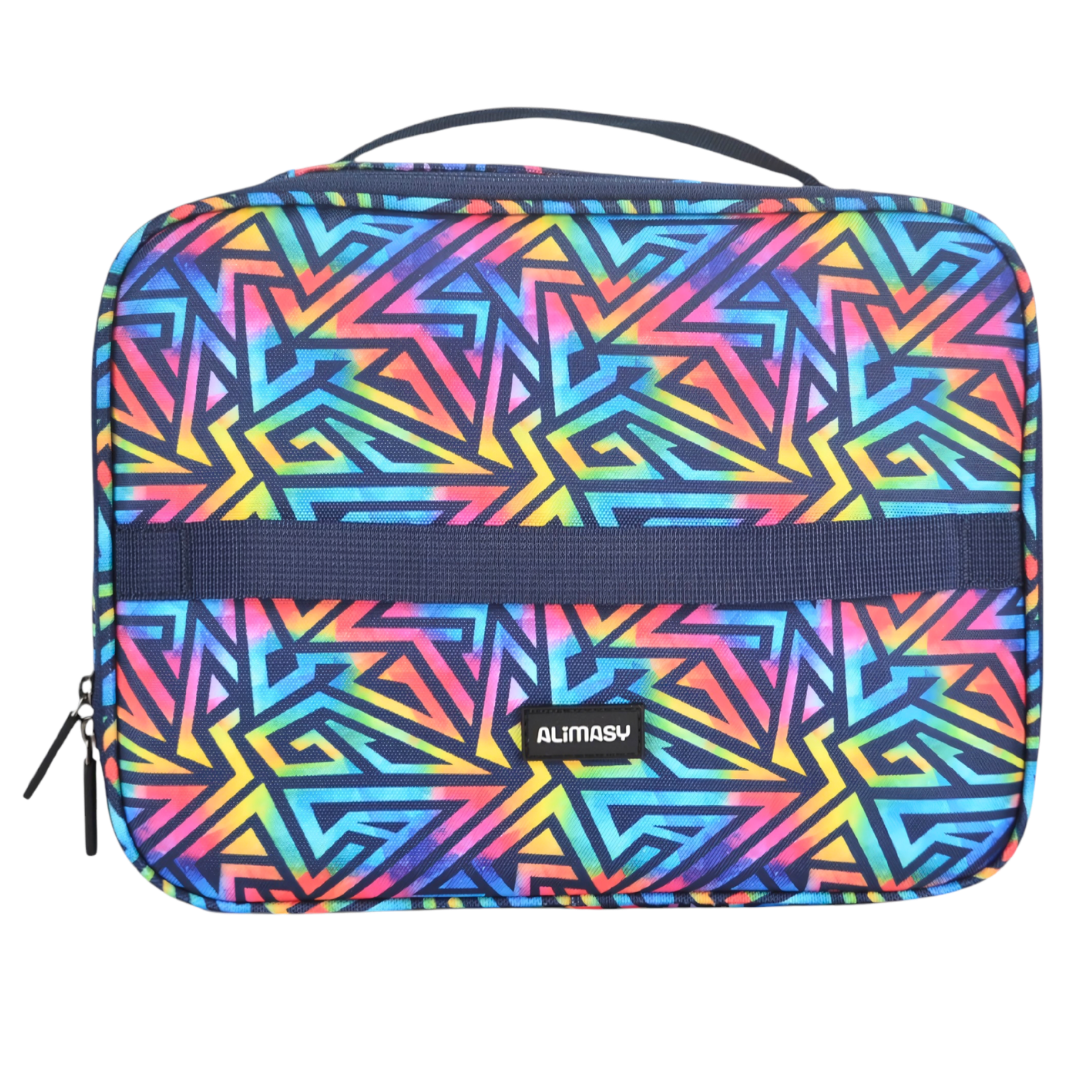 Insulated Lunch Bag 900D Abstract Geometric