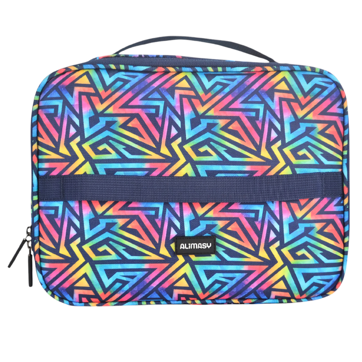 Insulated Lunch Bag 900D Abstract Geometric