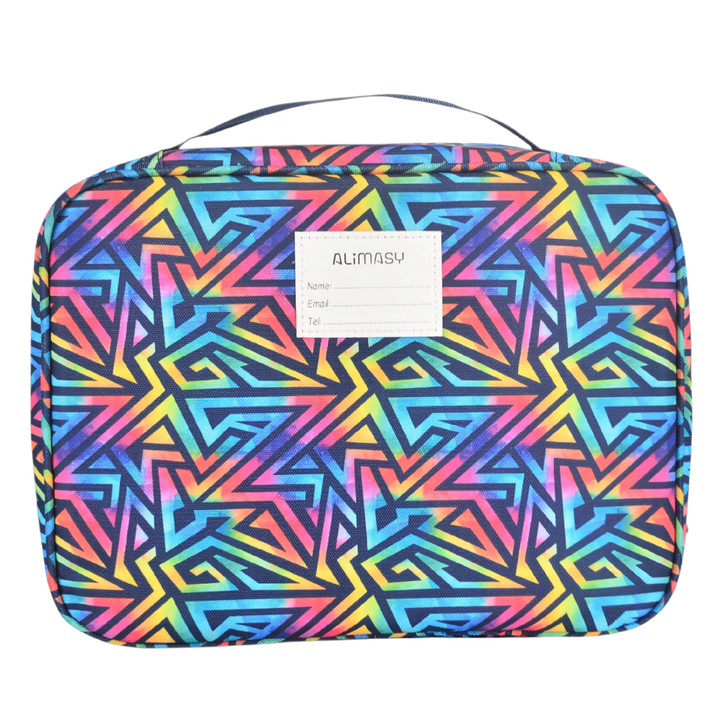 Insulated Lunch Bag 900D Abstract Geometric