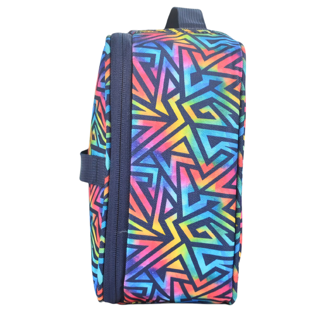 Insulated Lunch Bag 900D Abstract Geometric