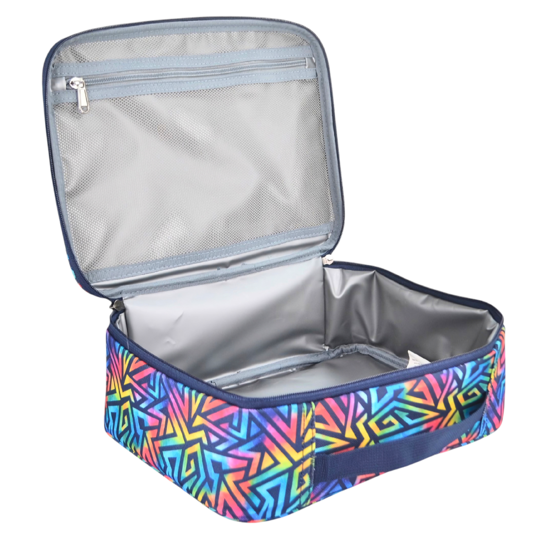 Insulated Lunch Bag 900D Abstract Geometric