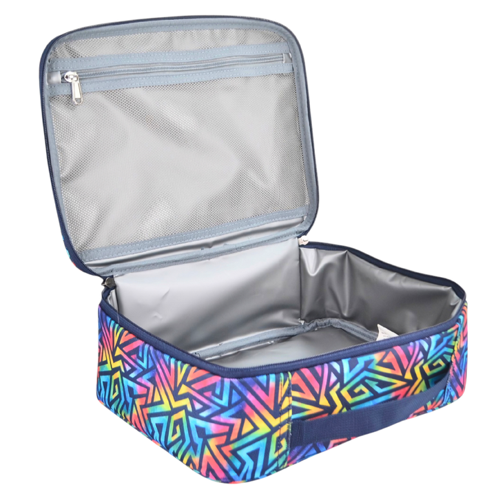 Insulated Lunch Bag 900D Abstract Geometric