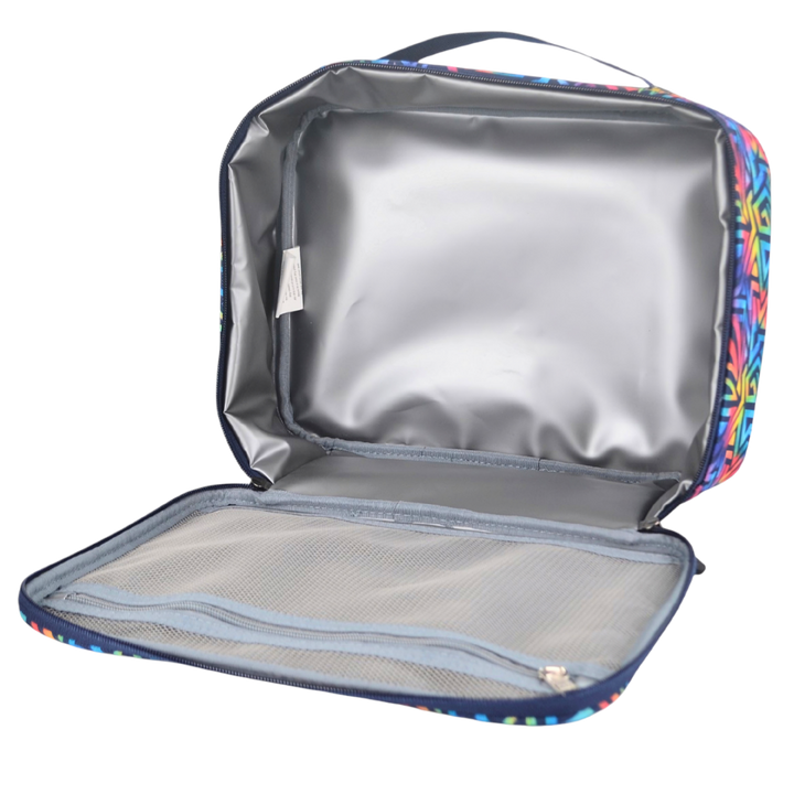 Insulated Lunch Bag 900D Abstract Geometric
