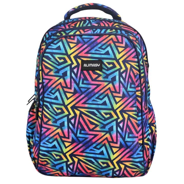 Midsize Kids Backpack 900D Abstract Geometric