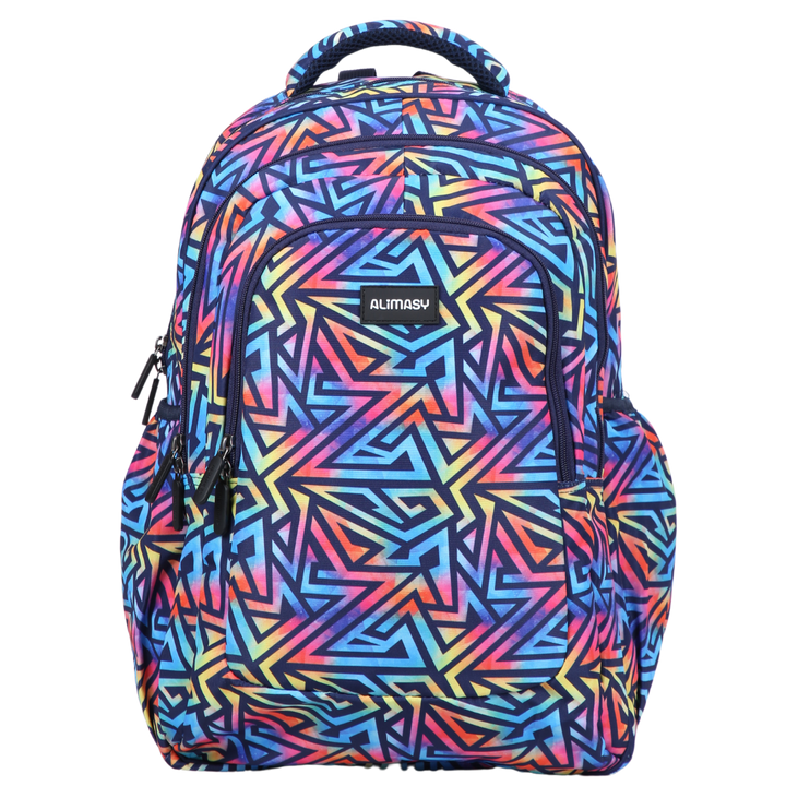 Abstract Geometric Large School Backpack