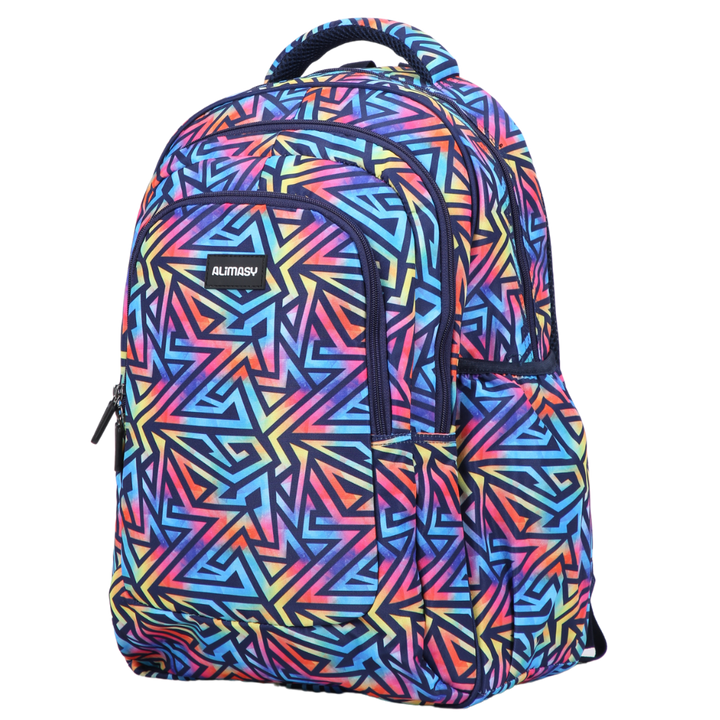 Abstract Geometric Large School Backpack