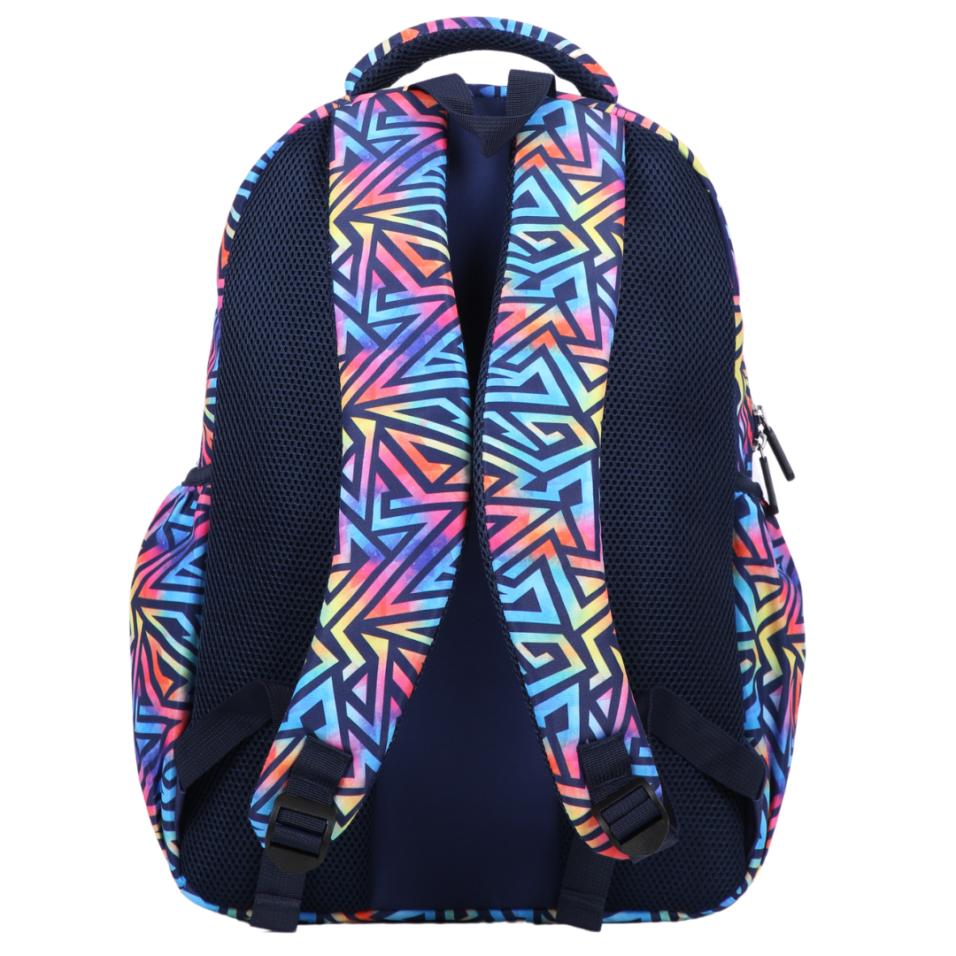 Abstract Geometric Large School Backpack