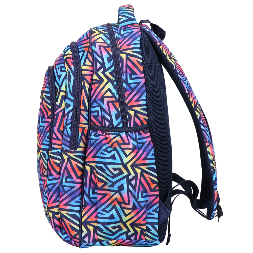 Abstract Geometric Large School Backpack