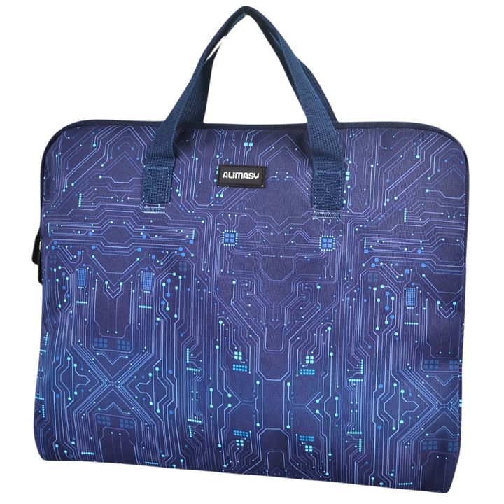Library Bag 600D Blue Ai Circuit