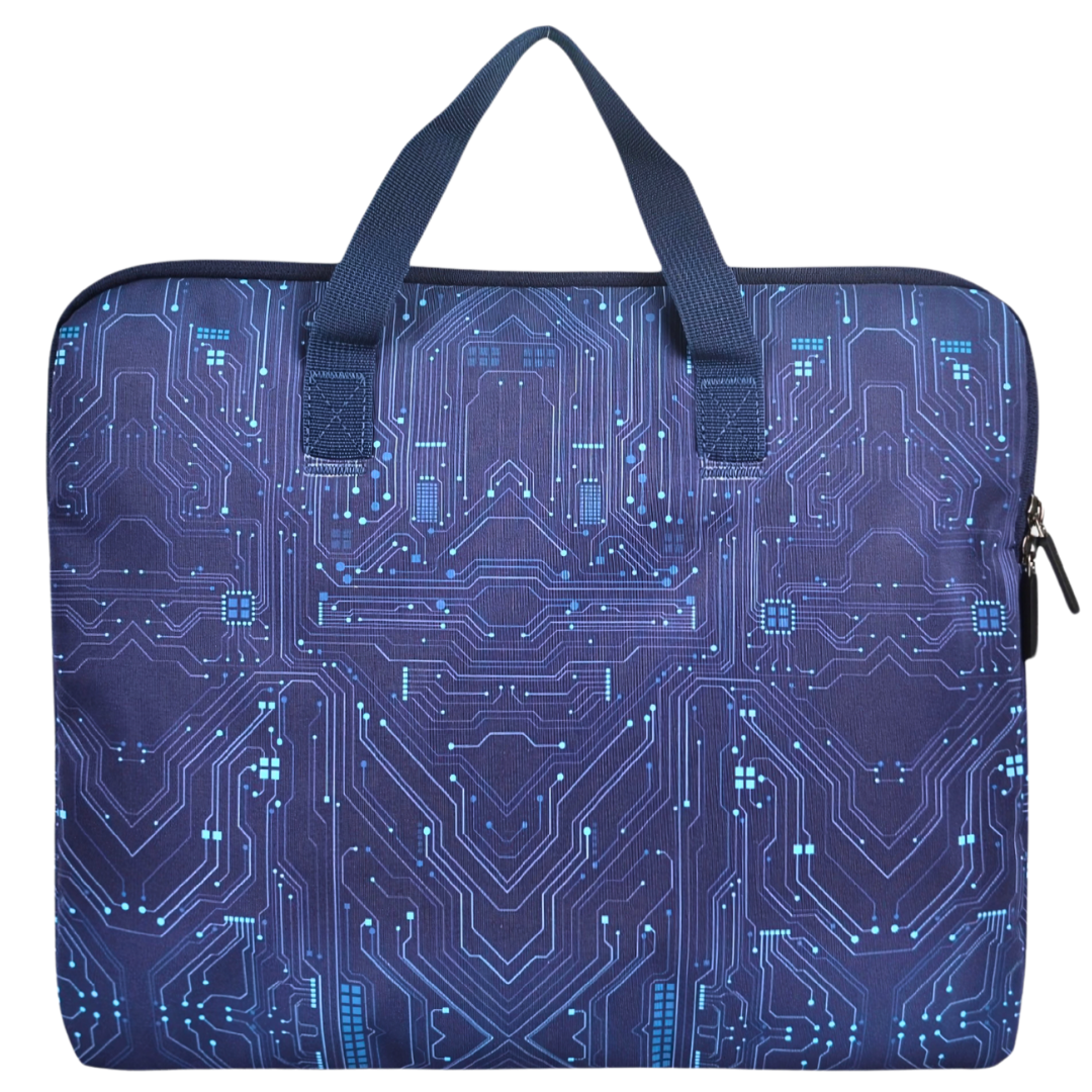 Library Bag 600D Blue Ai Circuit