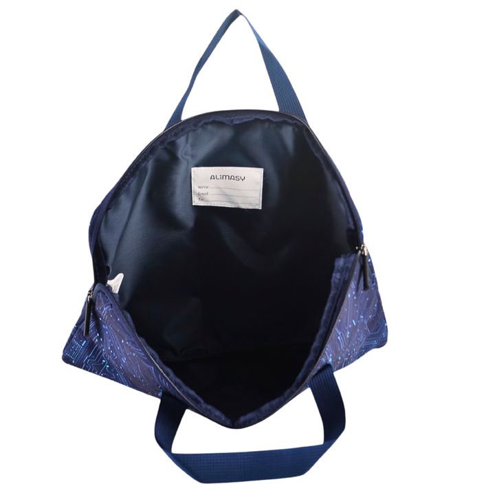 Library Bag 600D Blue Ai Circuit