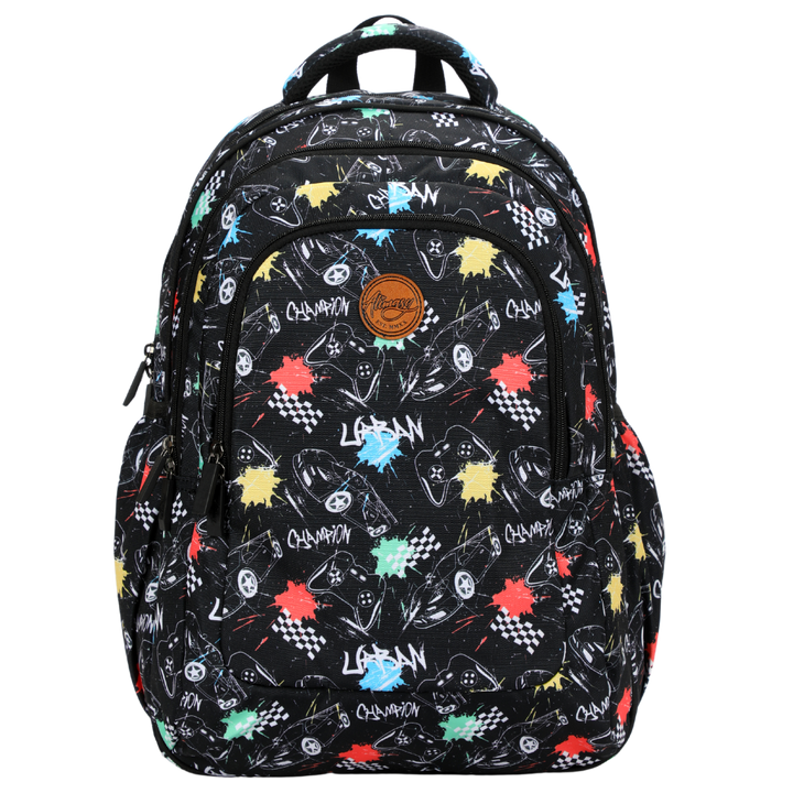 Black Urban Large School Backpack - Alimasy