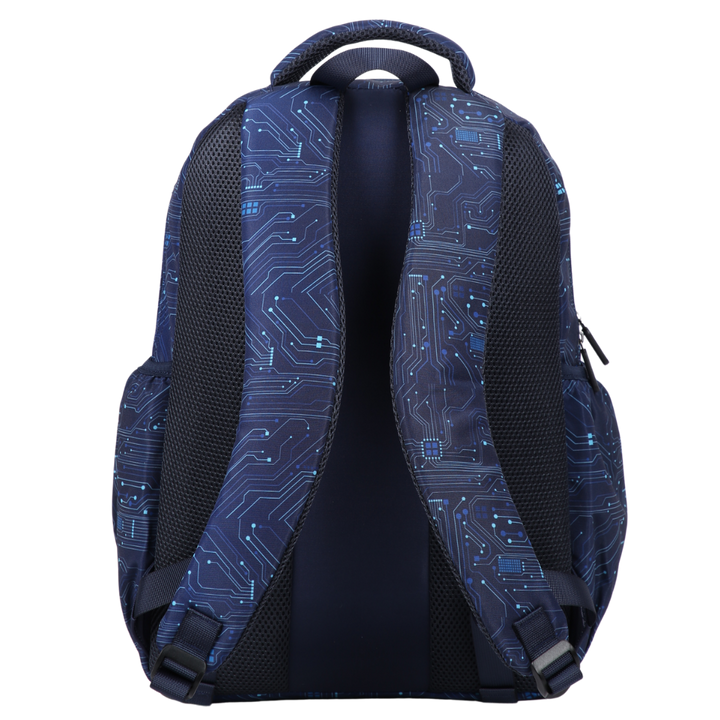 Blue Ai Circuit Large Backpack