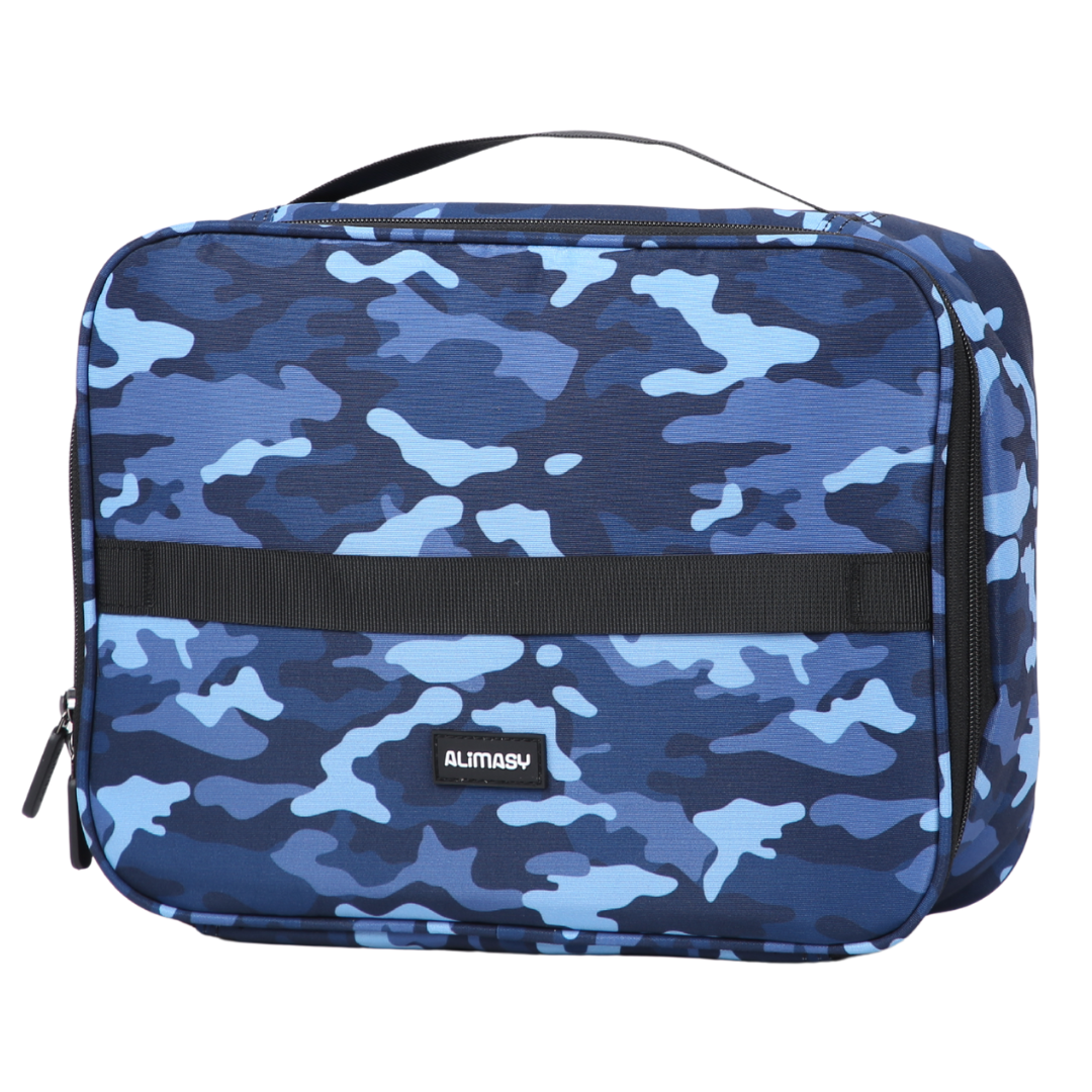 Blue Camouflage Insulated Lunch Bags Durable Kids Lunch Bags AU