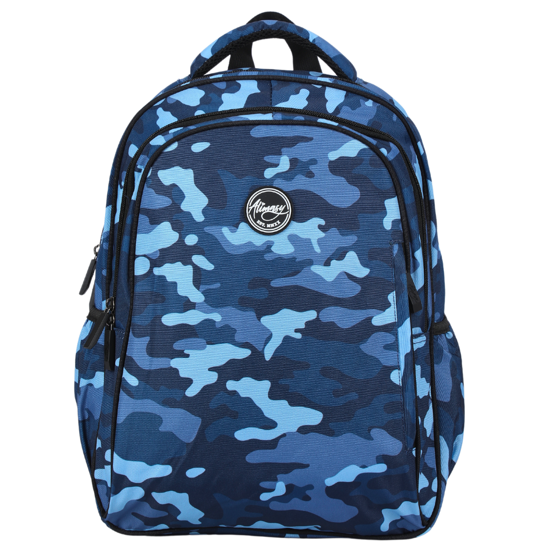 Blue Camouflage Midsize Kids Backpack