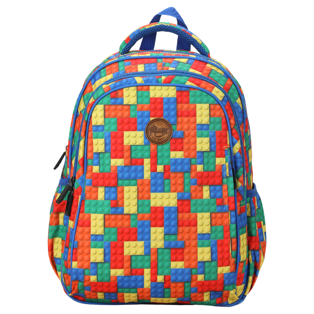 Bricks Midsize Kids Backpack | Waterproof Kids School Backpack – Alimasy