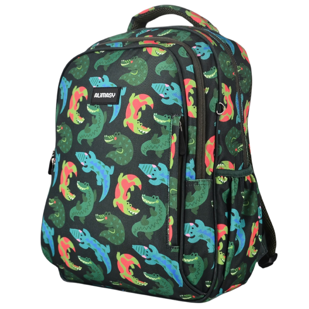 Midsize Kids Backpack 900D Crocodile Vibe