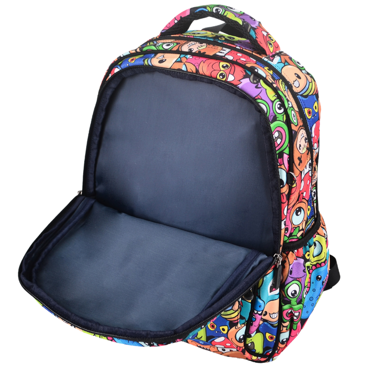 Midsize Kids Backpack 900D Cute Cartoon Monsters