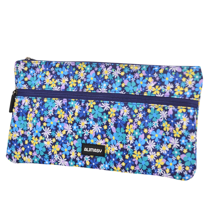 Large School Pencil Case Ditsy Daisy