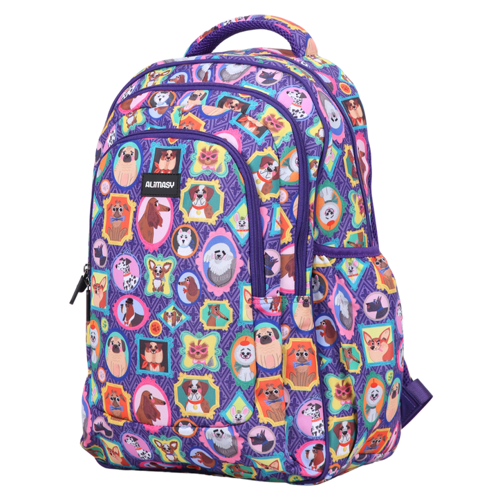 Dog Portraits Large School Backpack