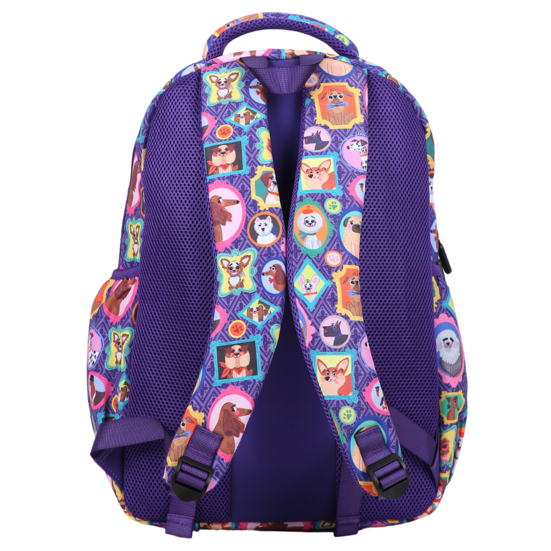 Dog Portraits Large School Backpack