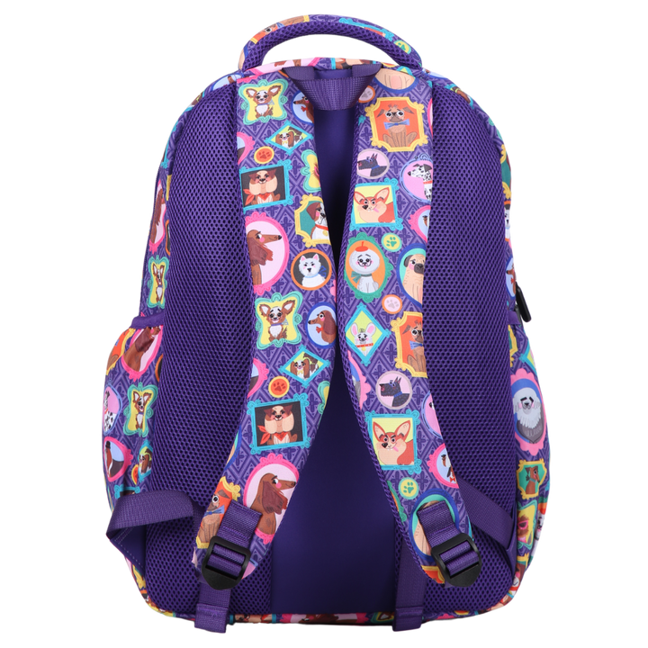 Dog Portraits Large School Backpack